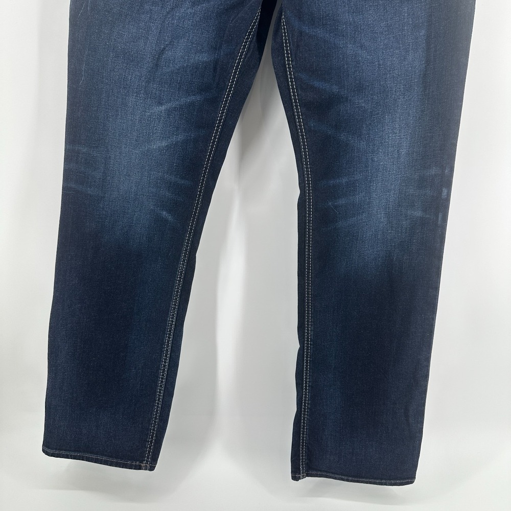 Silver‎ Jeans Co. Jeans Men's Blue Low Rise Allan Slim Fit Straight Leg Whisker - Picture 5 of 13